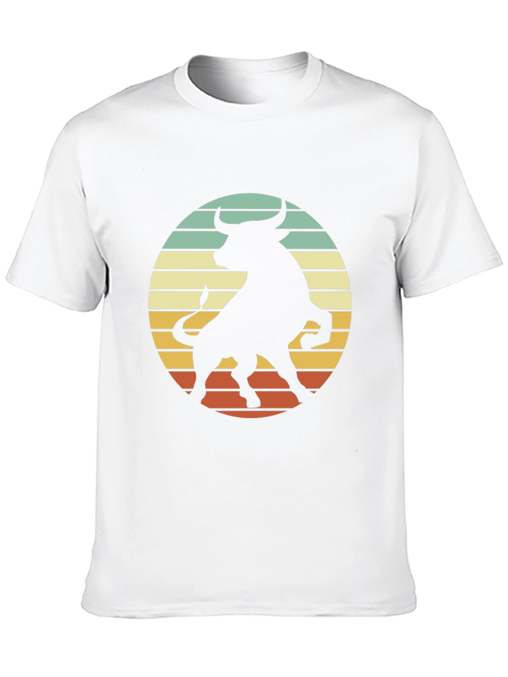 Retro Bull Silhouette Graphic Tee