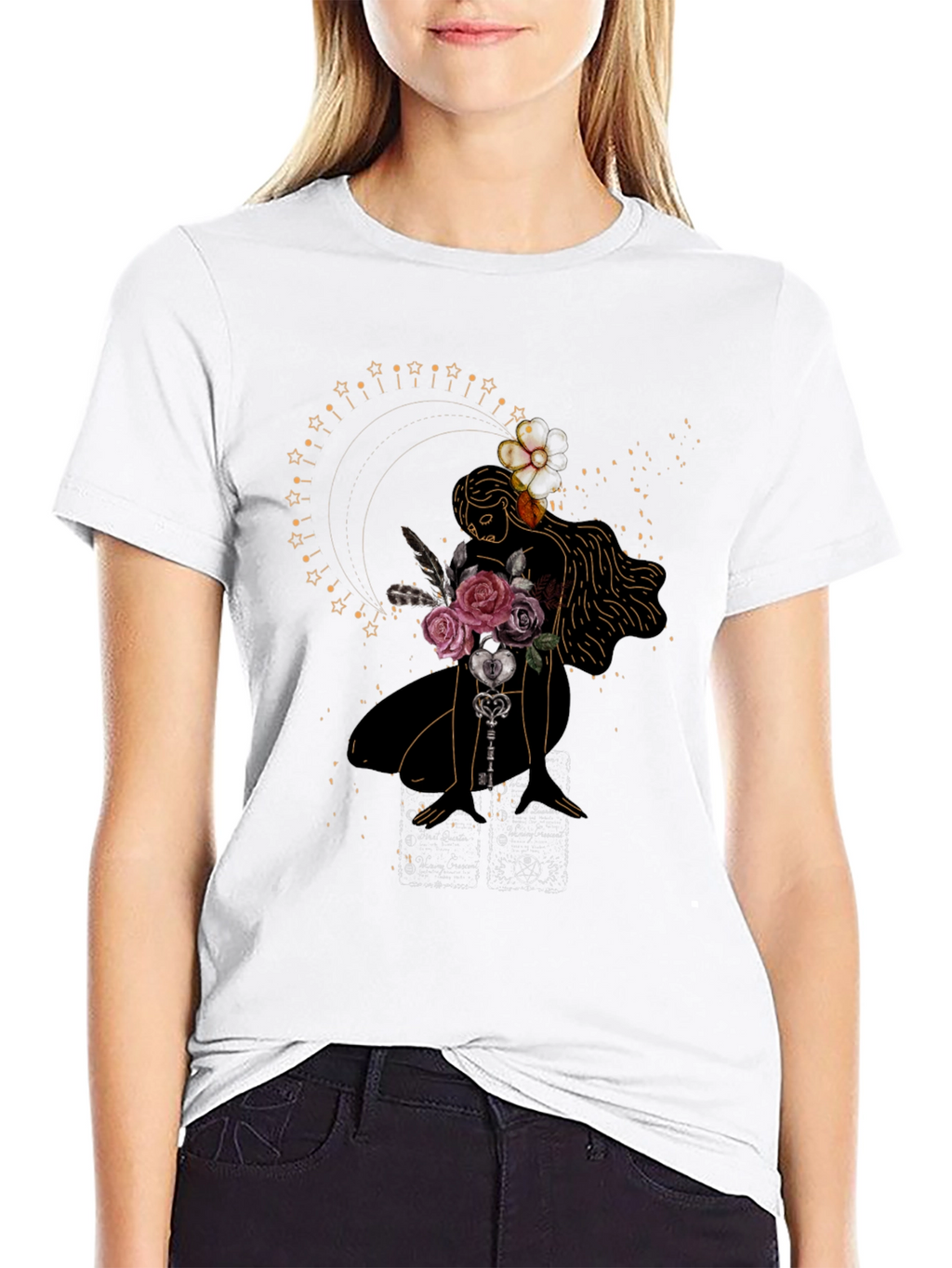 Mystic Woman Graphic Tee - Stylish & Unique