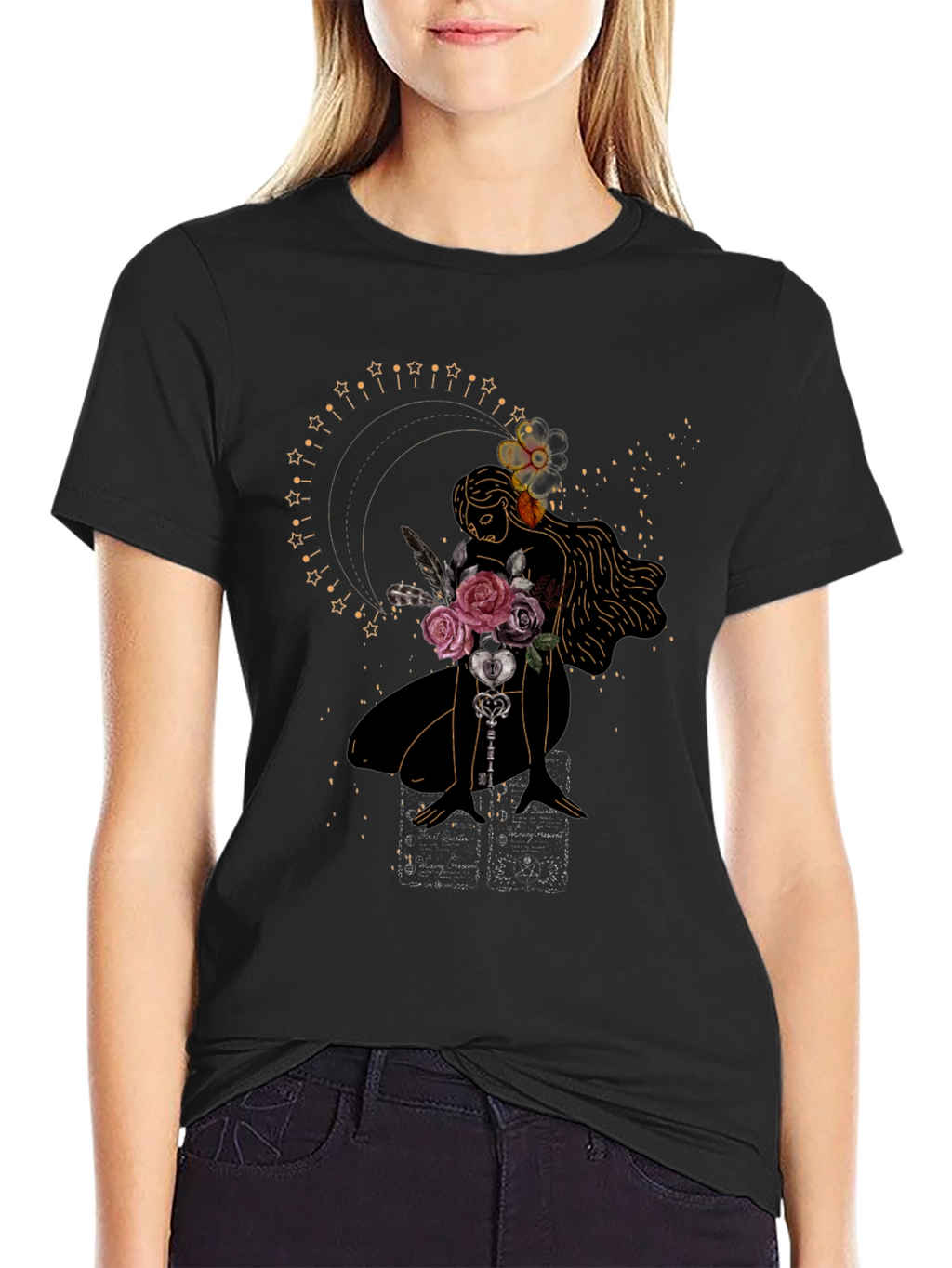 Mystic Woman Graphic Tee - Stylish & Unique