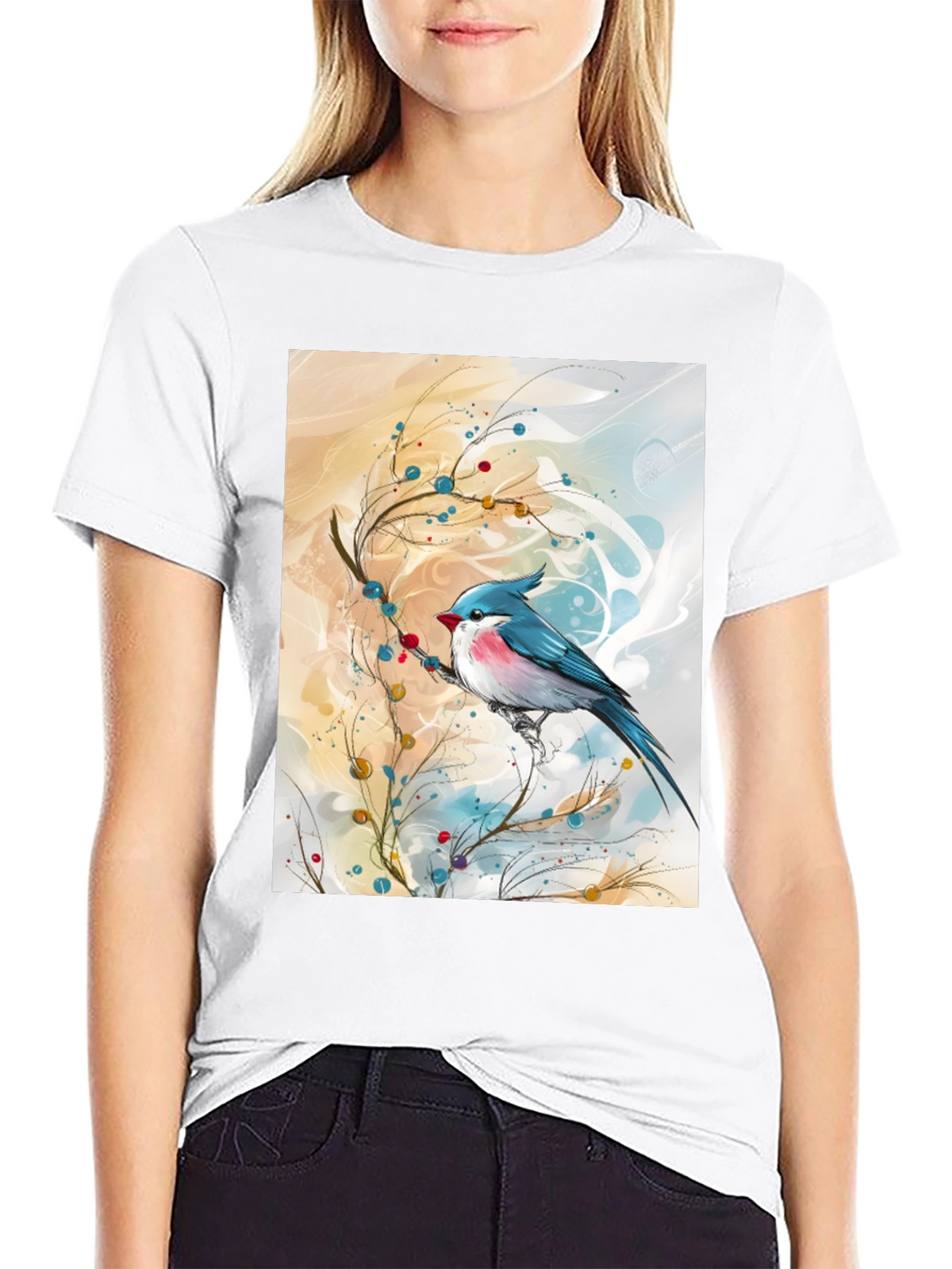 Blue Bird Art T-Shirt
