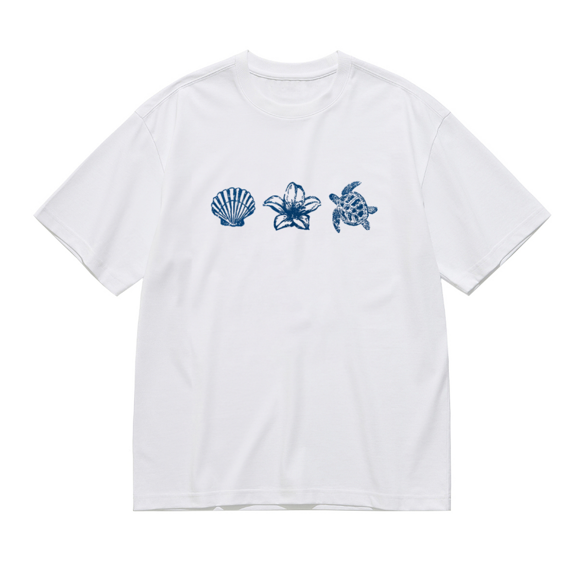 Neon Glow Twin Green Roses Dark Aesthetic Floral Tee