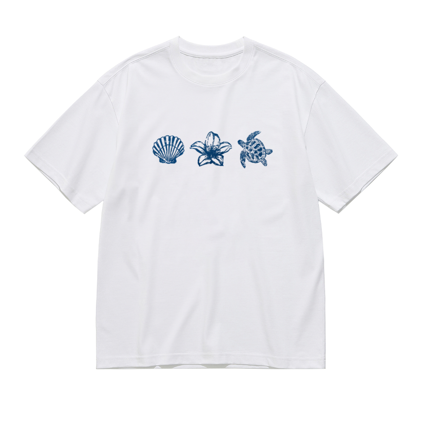 Neon Glow Twin Green Roses Dark Aesthetic Floral Tee