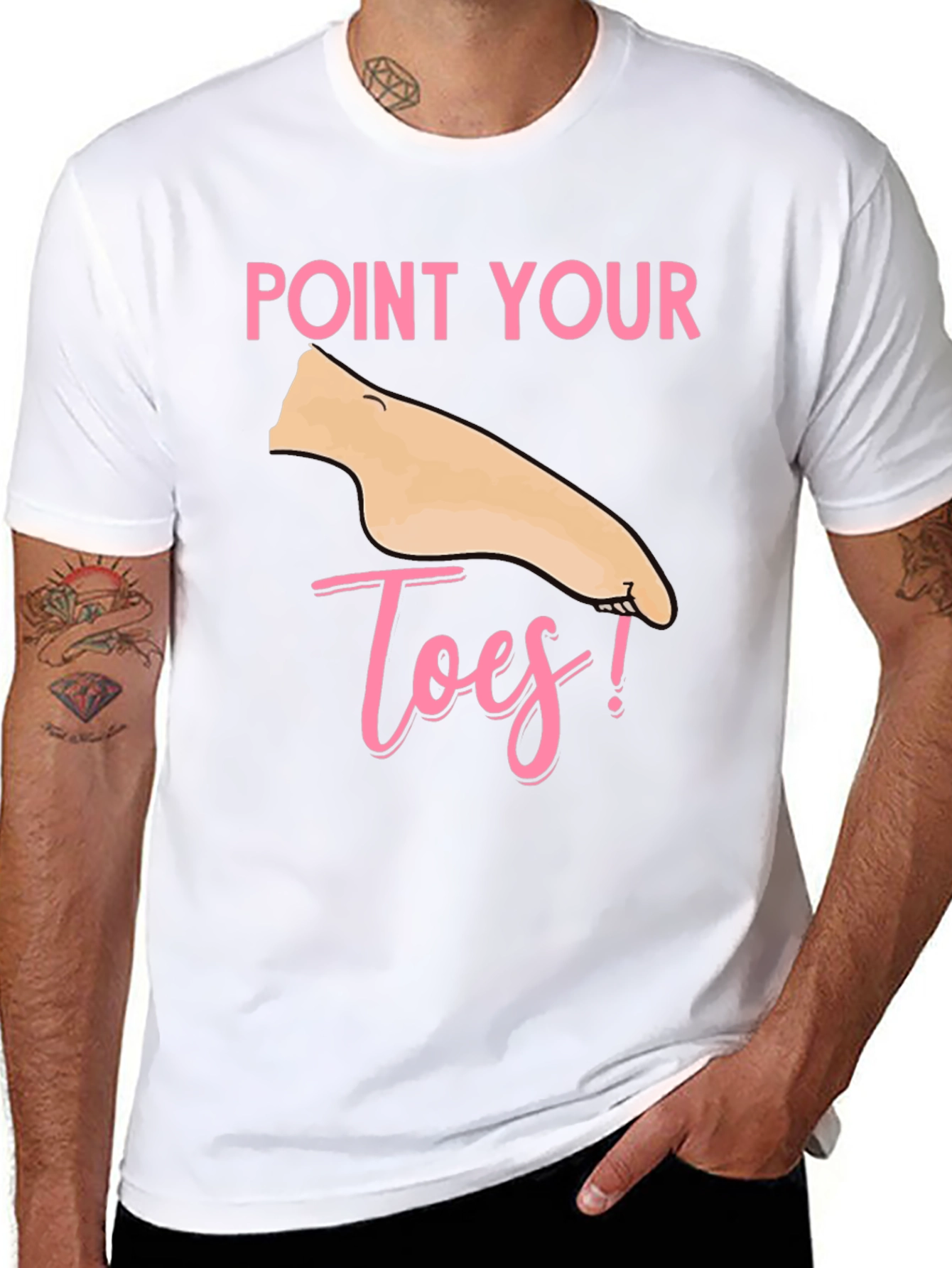 Point Your Toes T-Shirt - Fun & Unique!