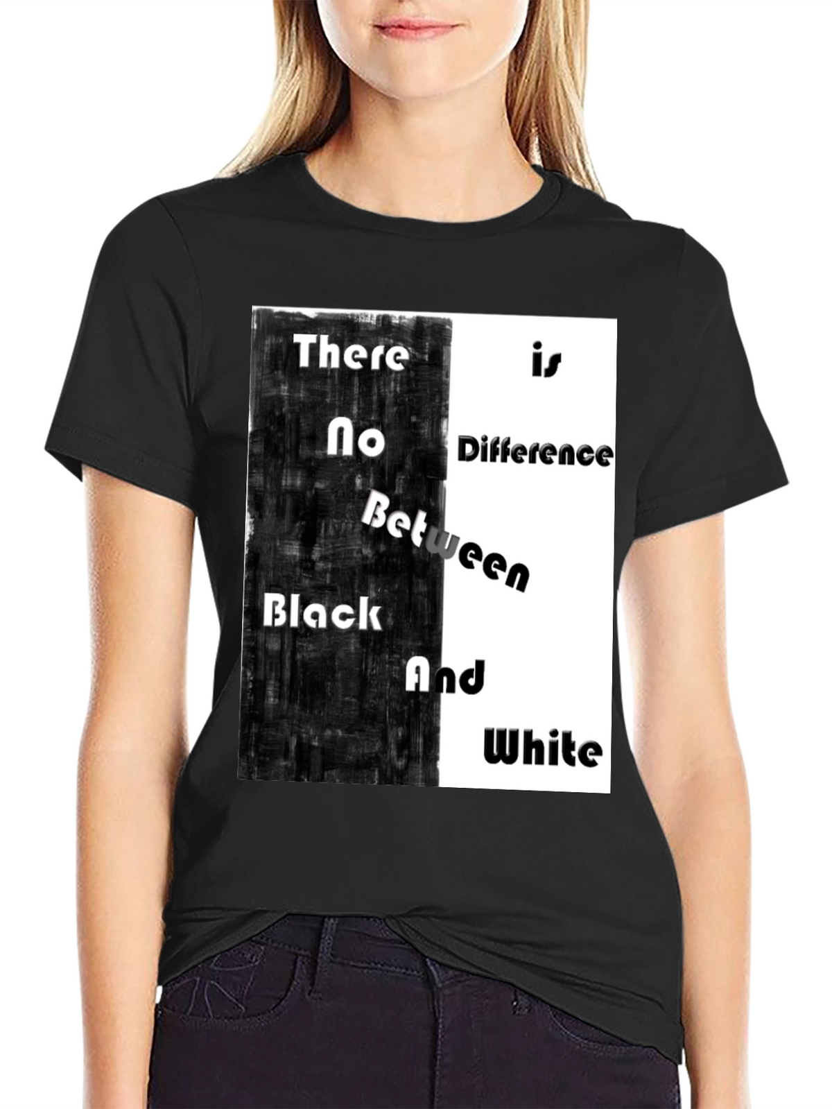 Black & White T-Shirt: Equality Design