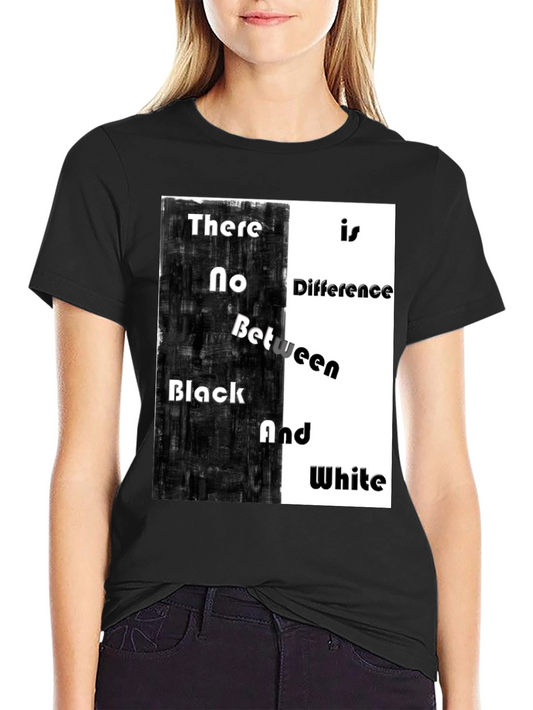 Black & White T-Shirt: Equality Design