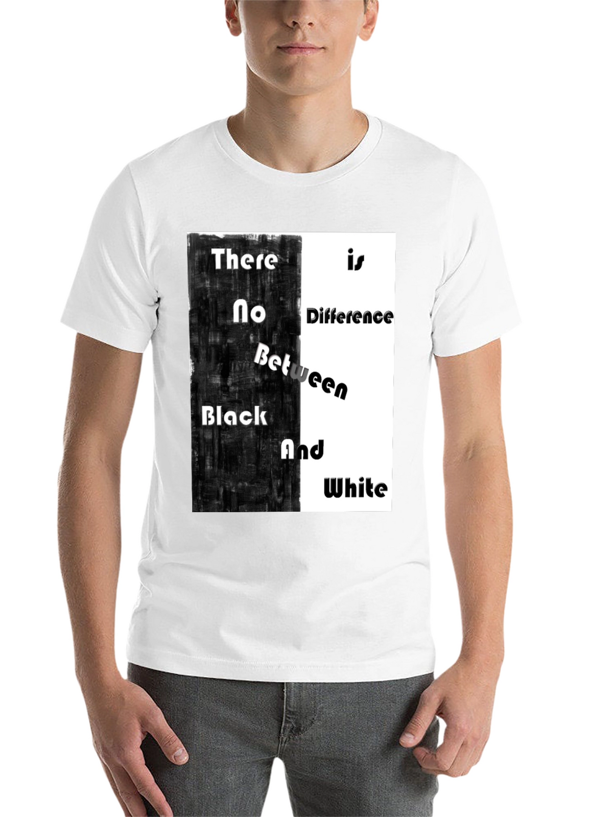 Black & White T-Shirt: Equality Design