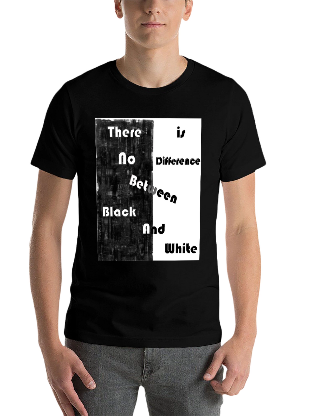 Black & White T-Shirt: Equality Design