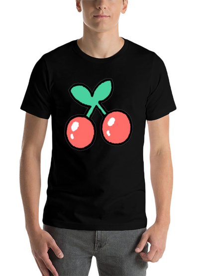 Cherry Graphic Print T-Shirt
