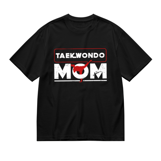 Distressed Vintage Taekwondo Mom Proud Tee