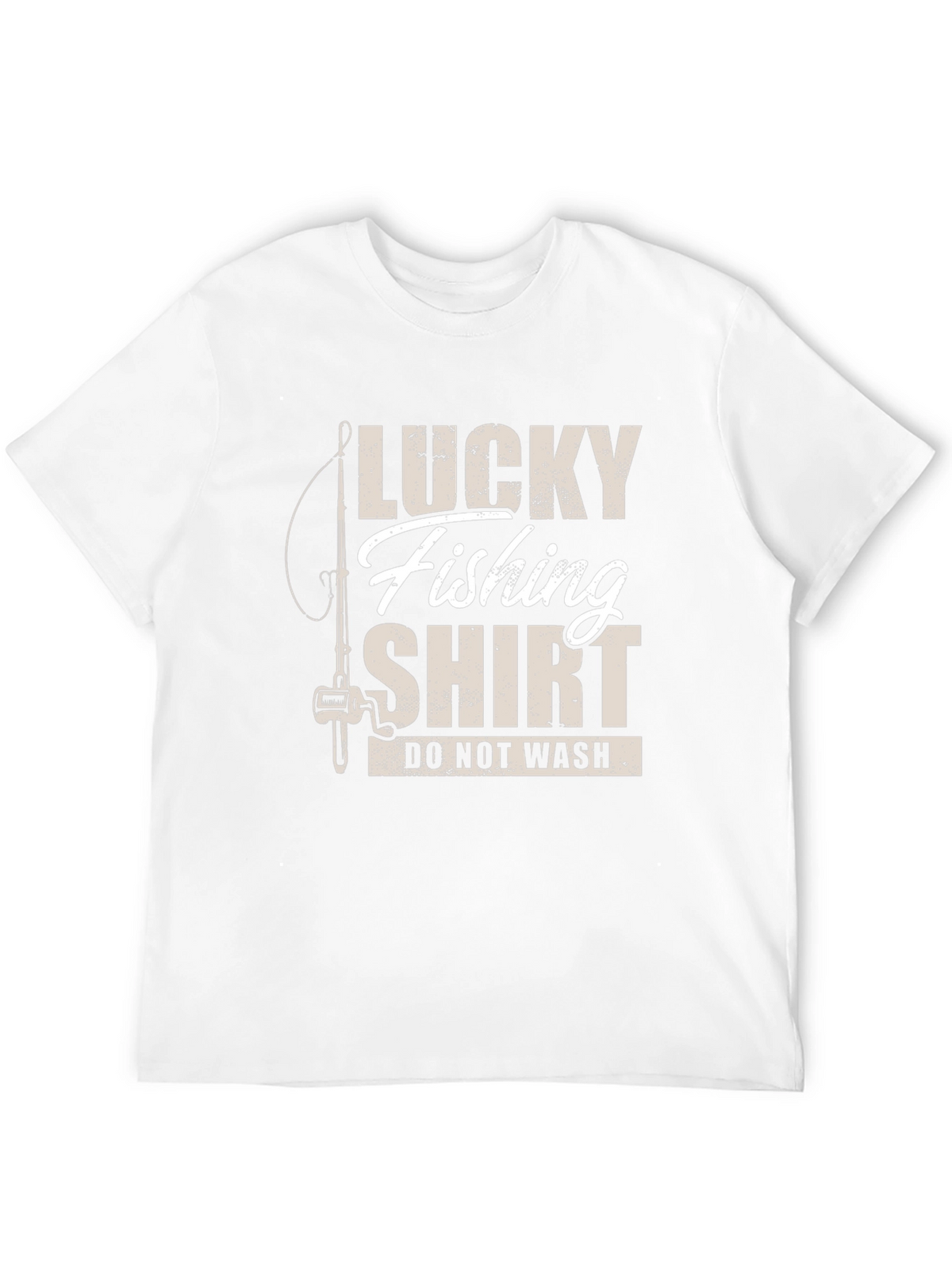 Lucky Fishing Shirt - Novelty Graphic Tee
