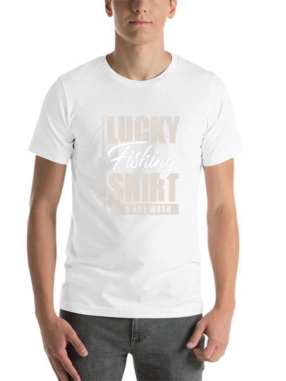 Lucky Fishing Shirt - Novelty Graphic Tee