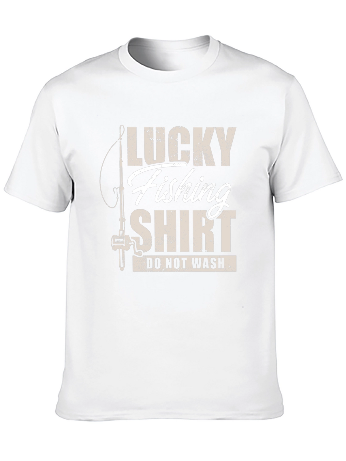 Lucky Fishing Shirt - Novelty Graphic Tee