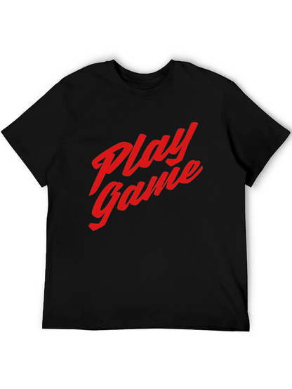 Play Game Black T-Shirt