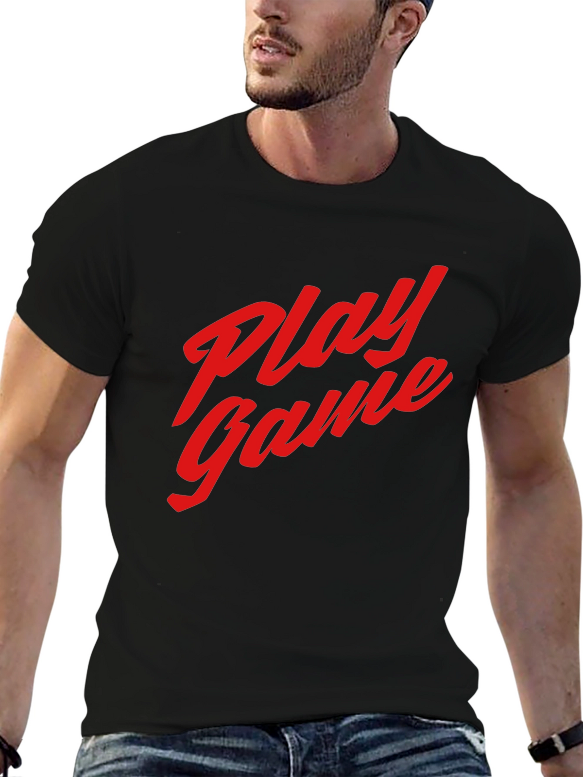 Play Game Black T-Shirt