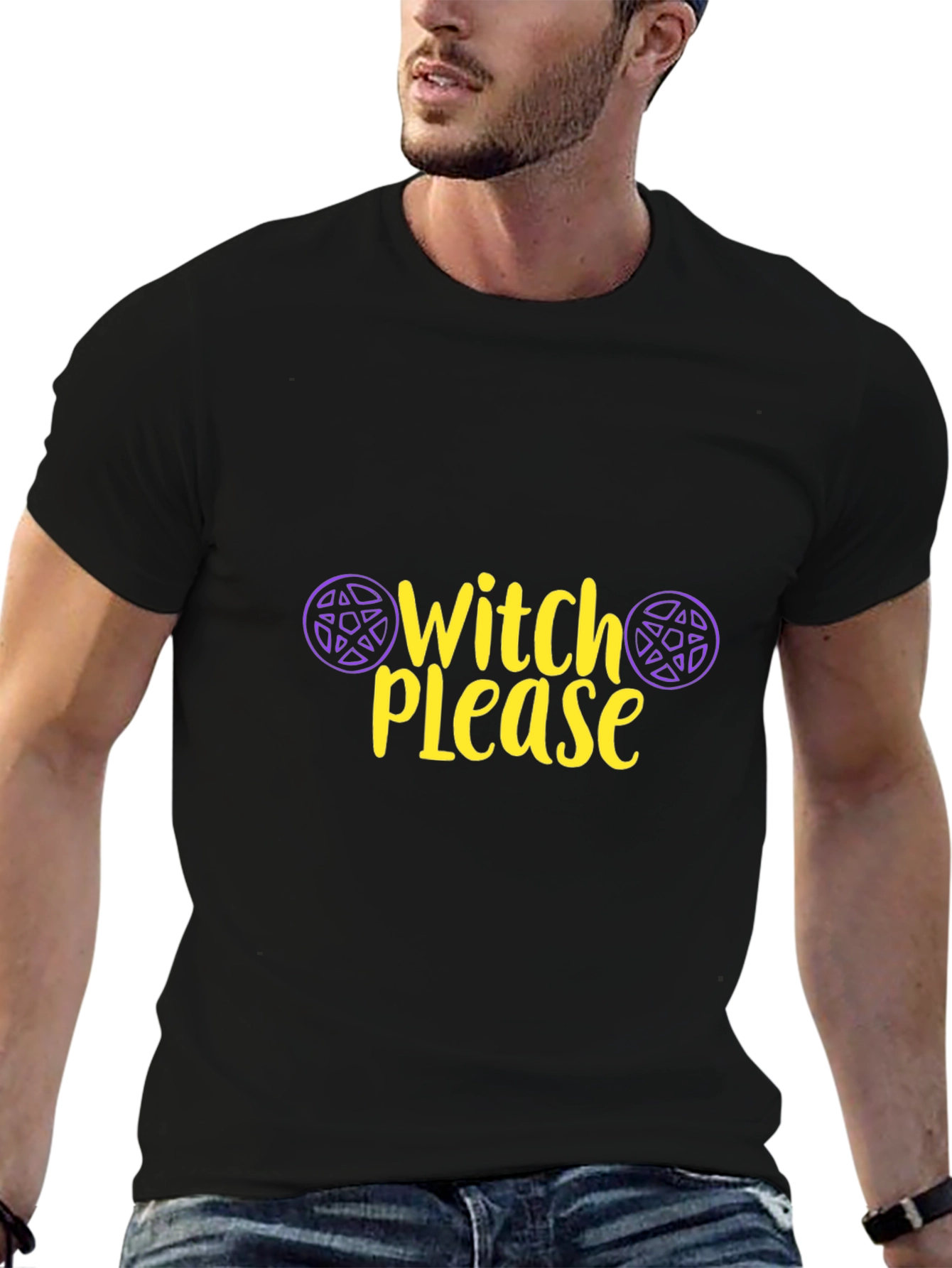 Witch Please Graphic Tee - Halloween Humor