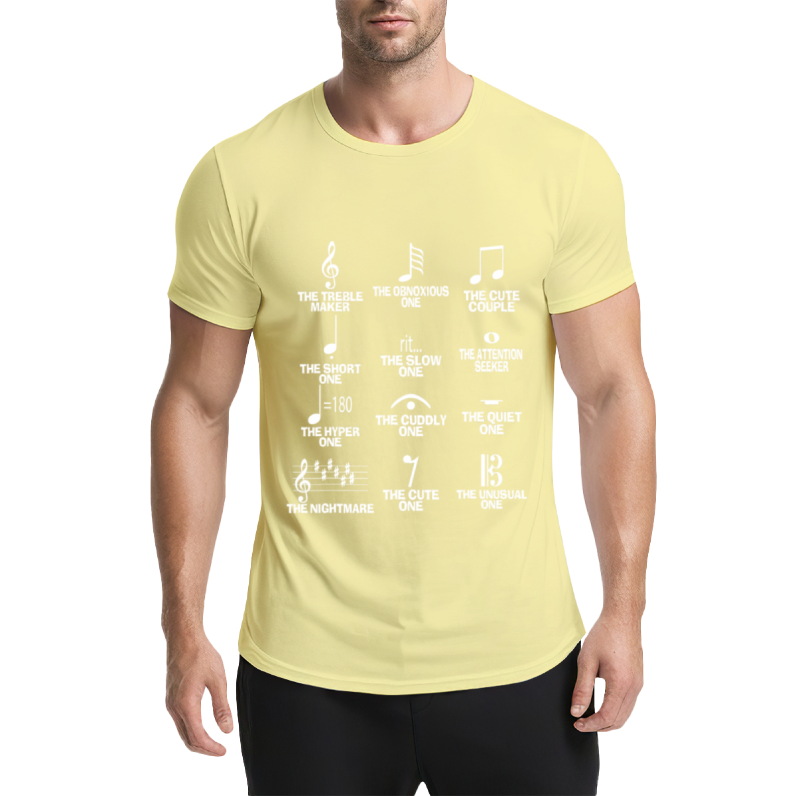 Music Note Personality Types Funny Musician T-Shirt