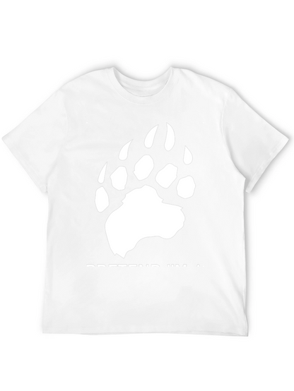 Pretend Im a Bear Graphic Tee - Black