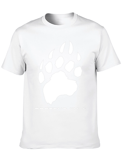 Pretend Im a Bear Graphic Tee - Black