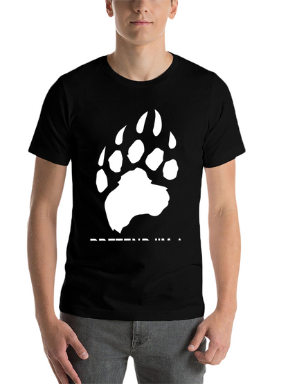 Pretend Im a Bear Graphic Tee - Black