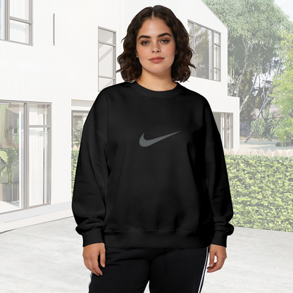 Stylish Simple Pattern Daily Crewneck Sweatshirt
