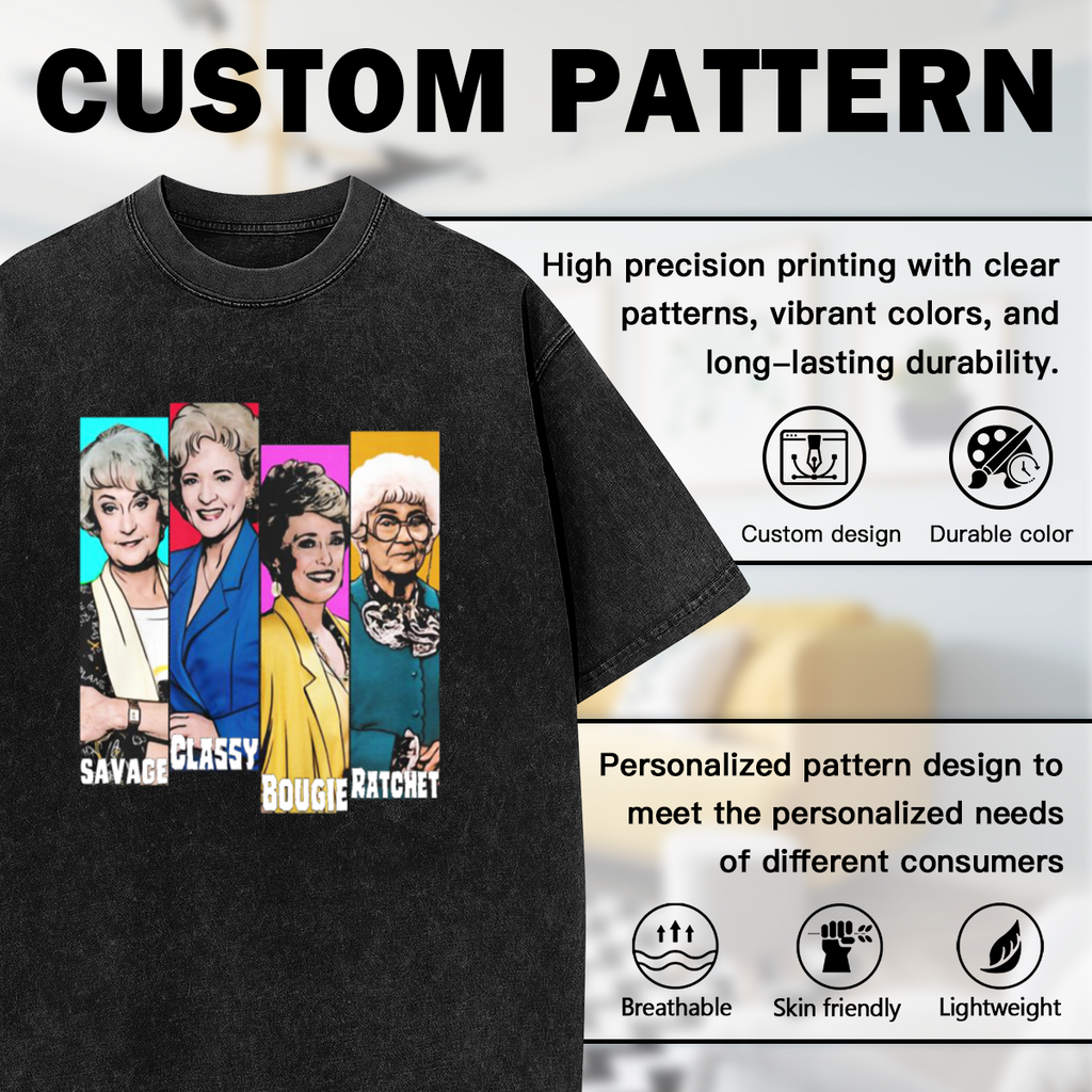 The Golden Girls Savage Classy Bougie Ratchet Retro T-Shirt