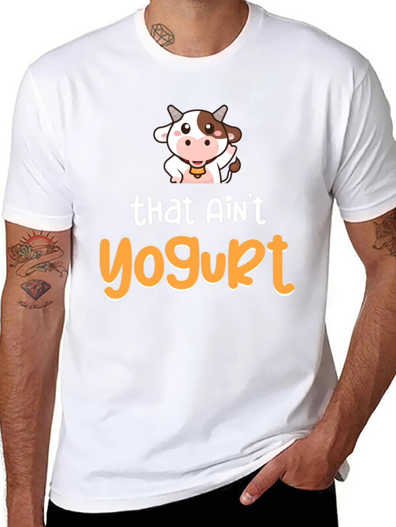 Funny Cow T-Shirt - That Aint Yogurt Graphic Tee