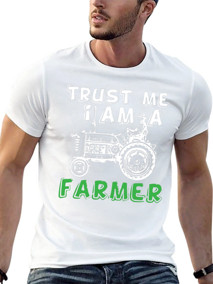 Trust Me I Am A Farmer Black T-Shirt