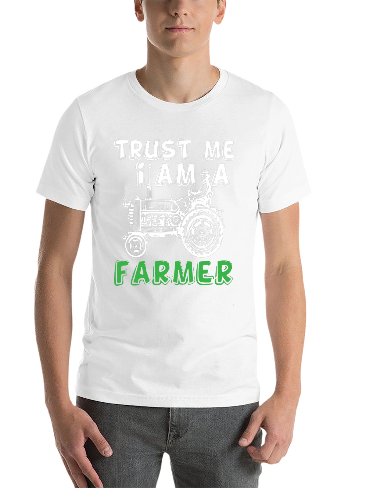 Trust Me I Am A Farmer Black T-Shirt