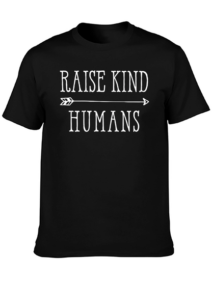 Raise Kind Humans Graphic Tee - Black