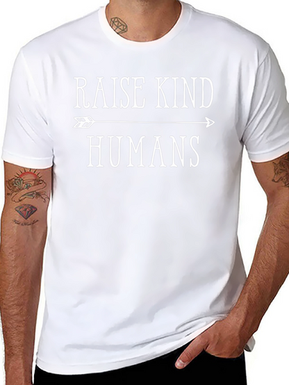 Raise Kind Humans Graphic Tee - Black