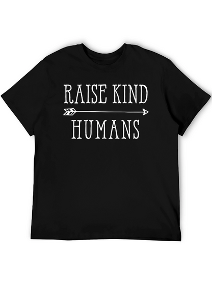 Raise Kind Humans Graphic Tee - Black