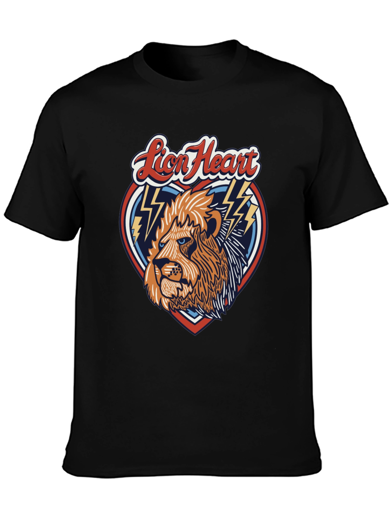 Lion Heart Graphic Tee - Bold Style Premium Comfort