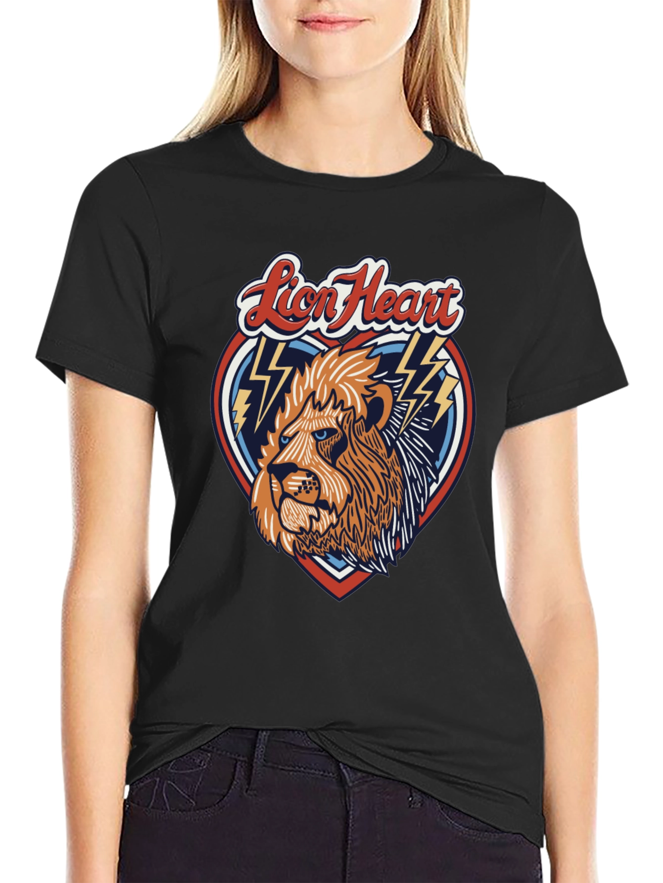Lion Heart Graphic Tee - Bold Style Premium Comfort