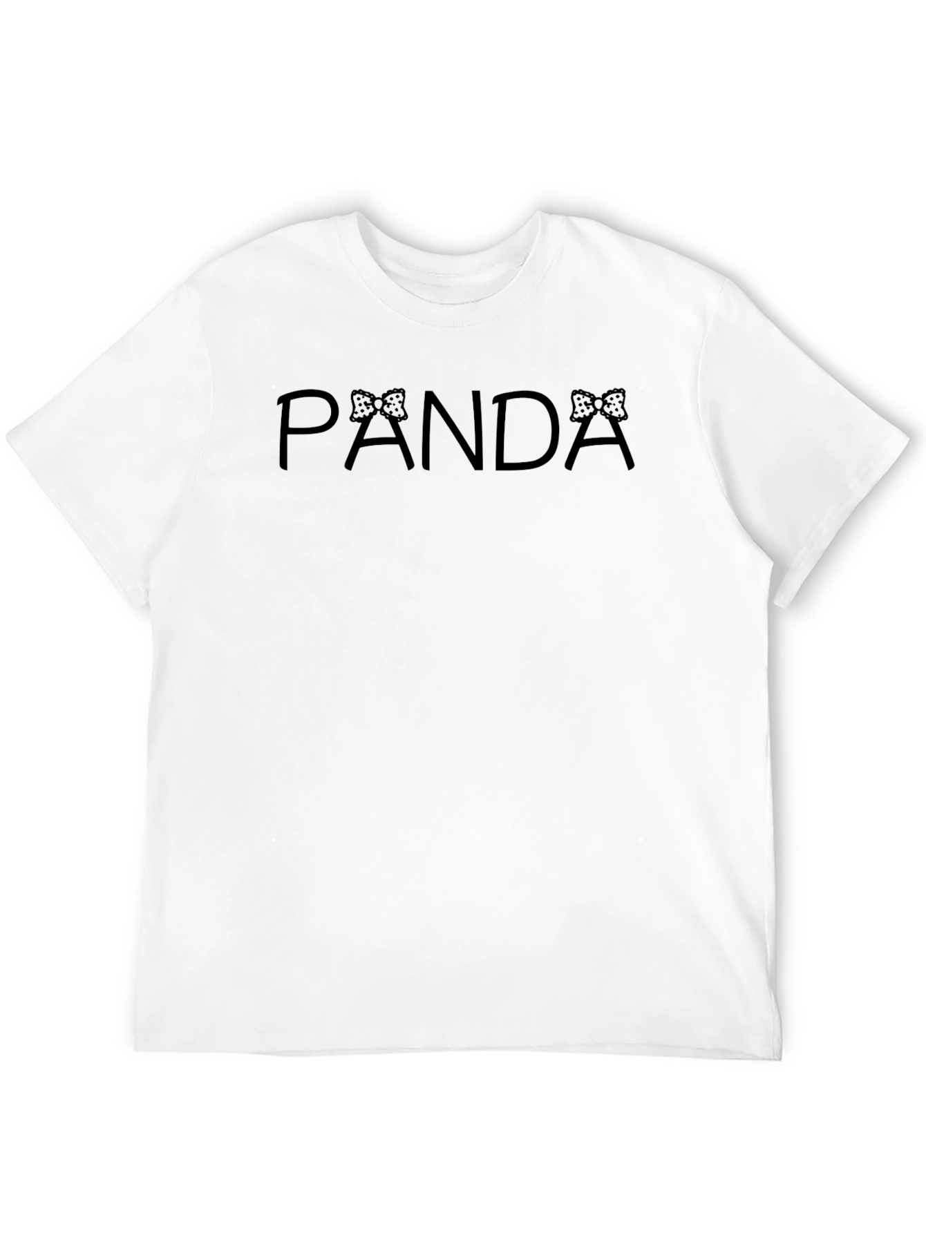 PANDA Minnie Mouse Bow Black T-Shirt