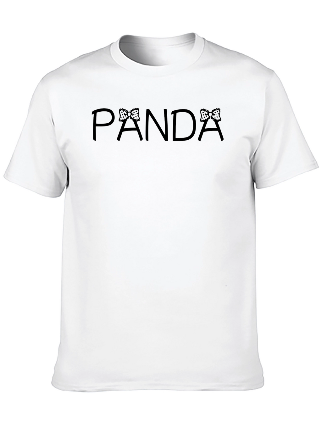 PANDA Minnie Mouse Bow Black T-Shirt