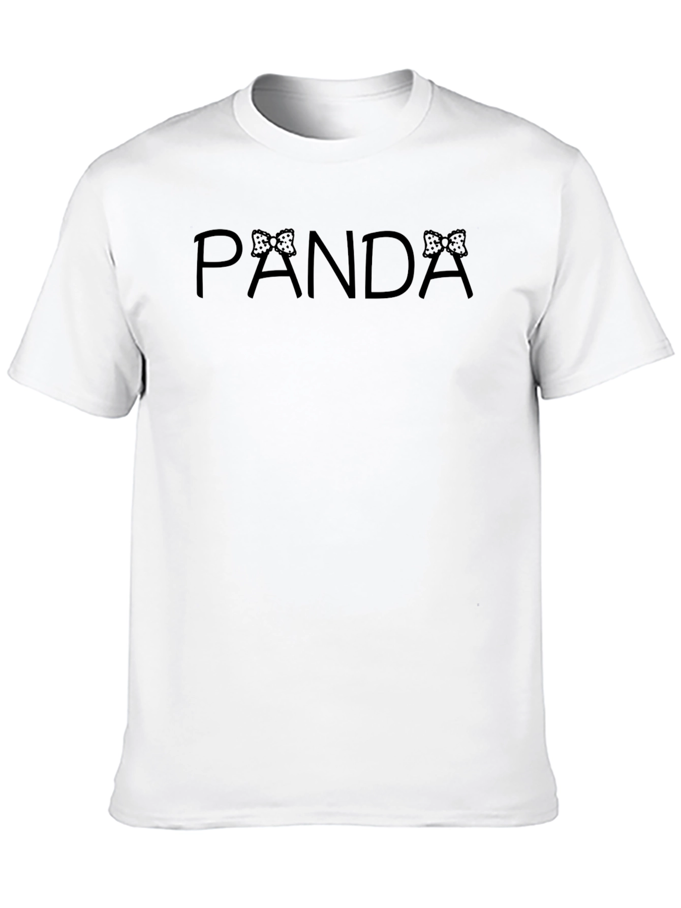 PANDA Minnie Mouse Bow Black T-Shirt