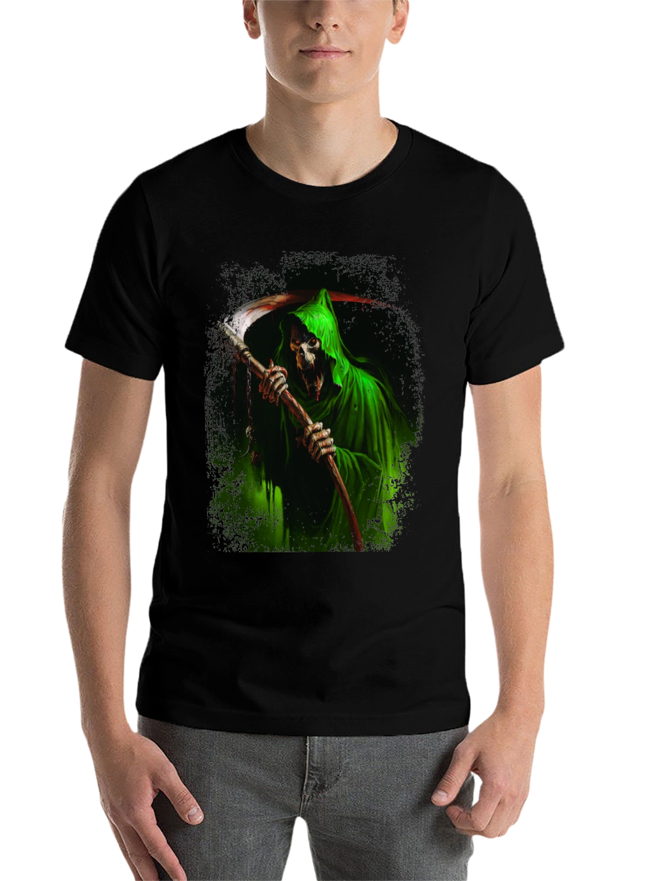 Grim Reaper Graphic T-Shirt - Dark Humor Death Tee