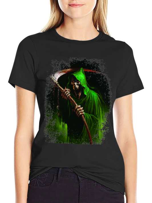 Grim Reaper Graphic T-Shirt - Dark Humor Death Tee