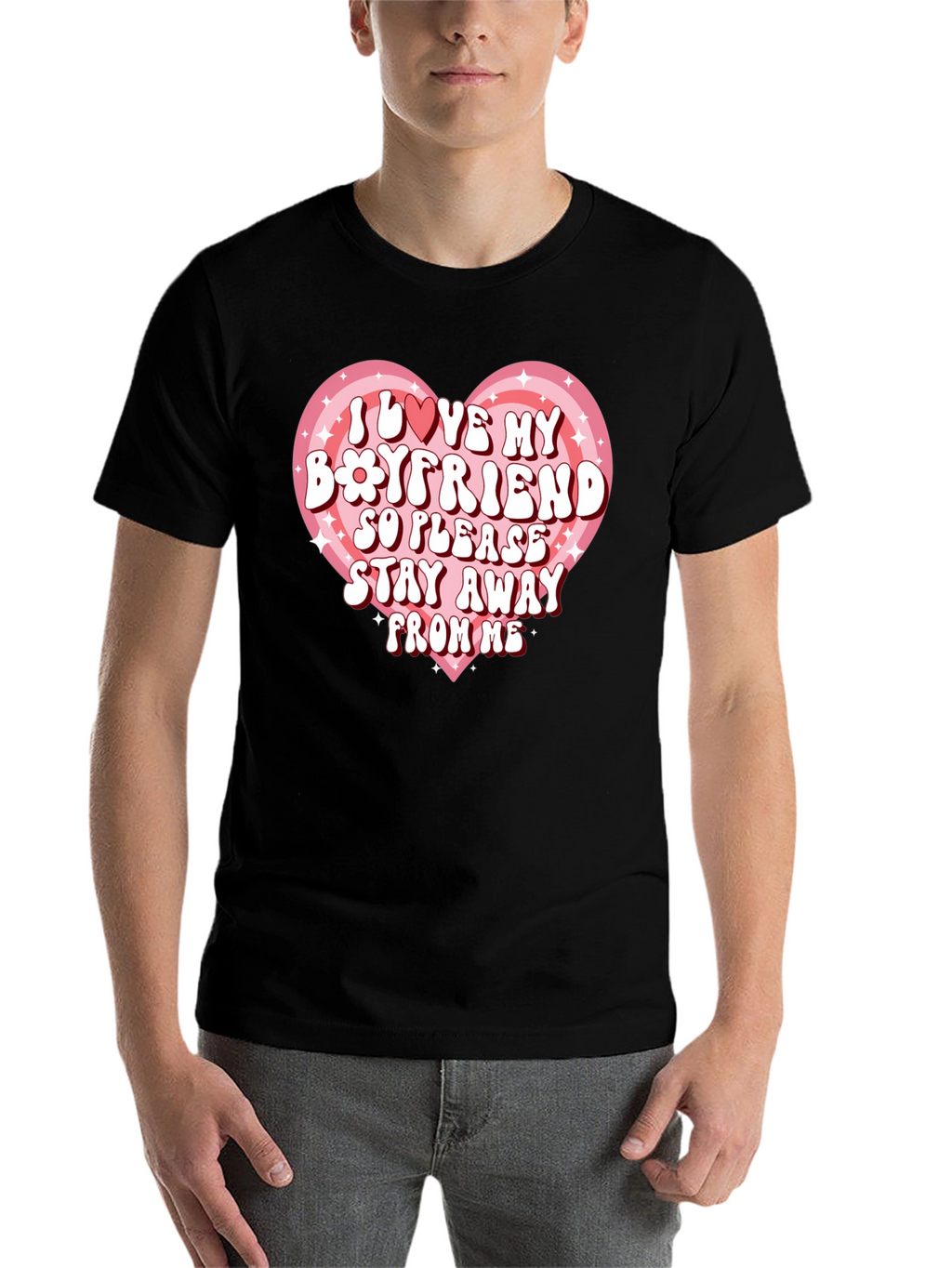 I Love My Boyfriend Graphic Tee