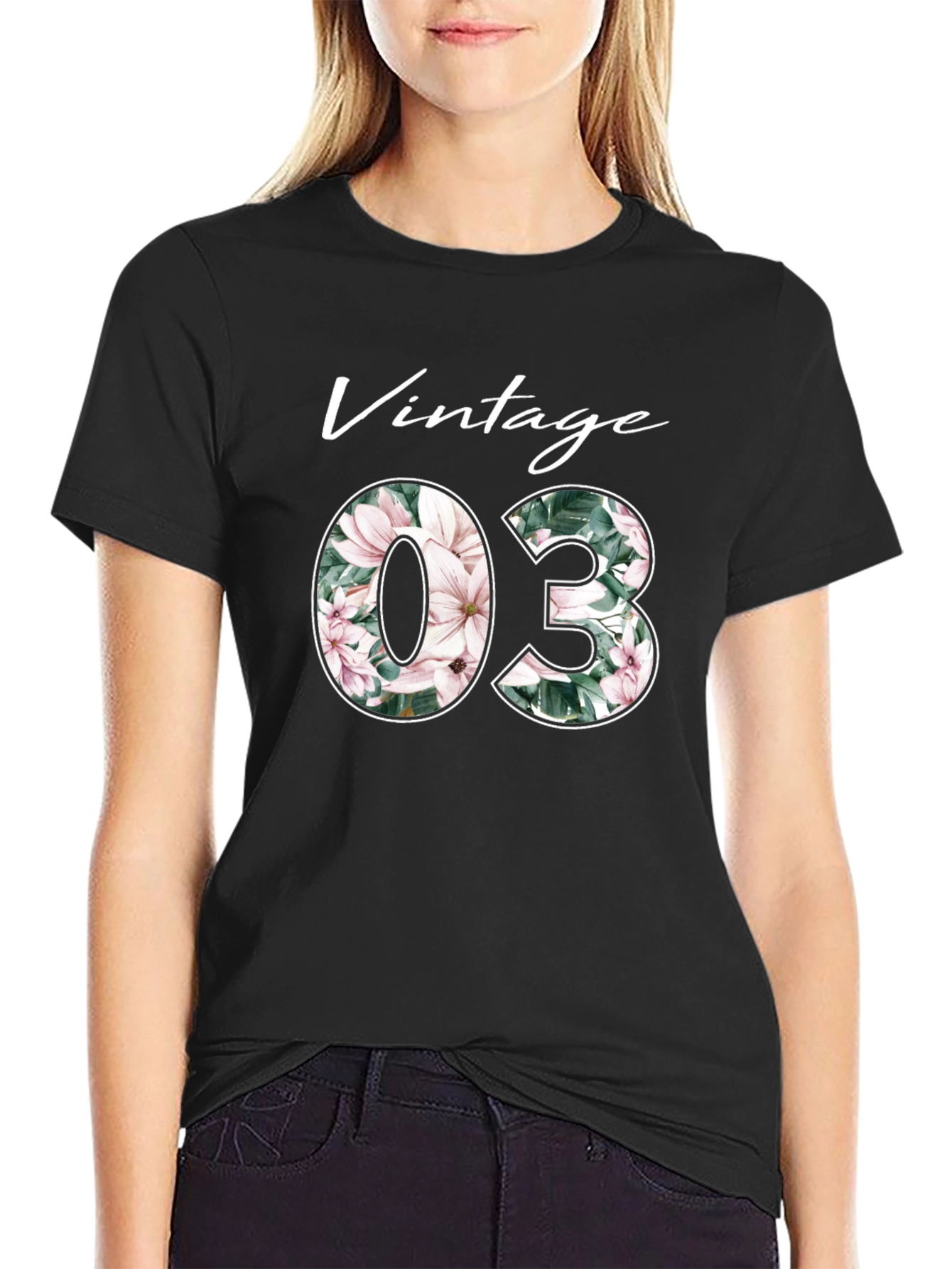 Vintage Floral 03 Graphic T-Shirt