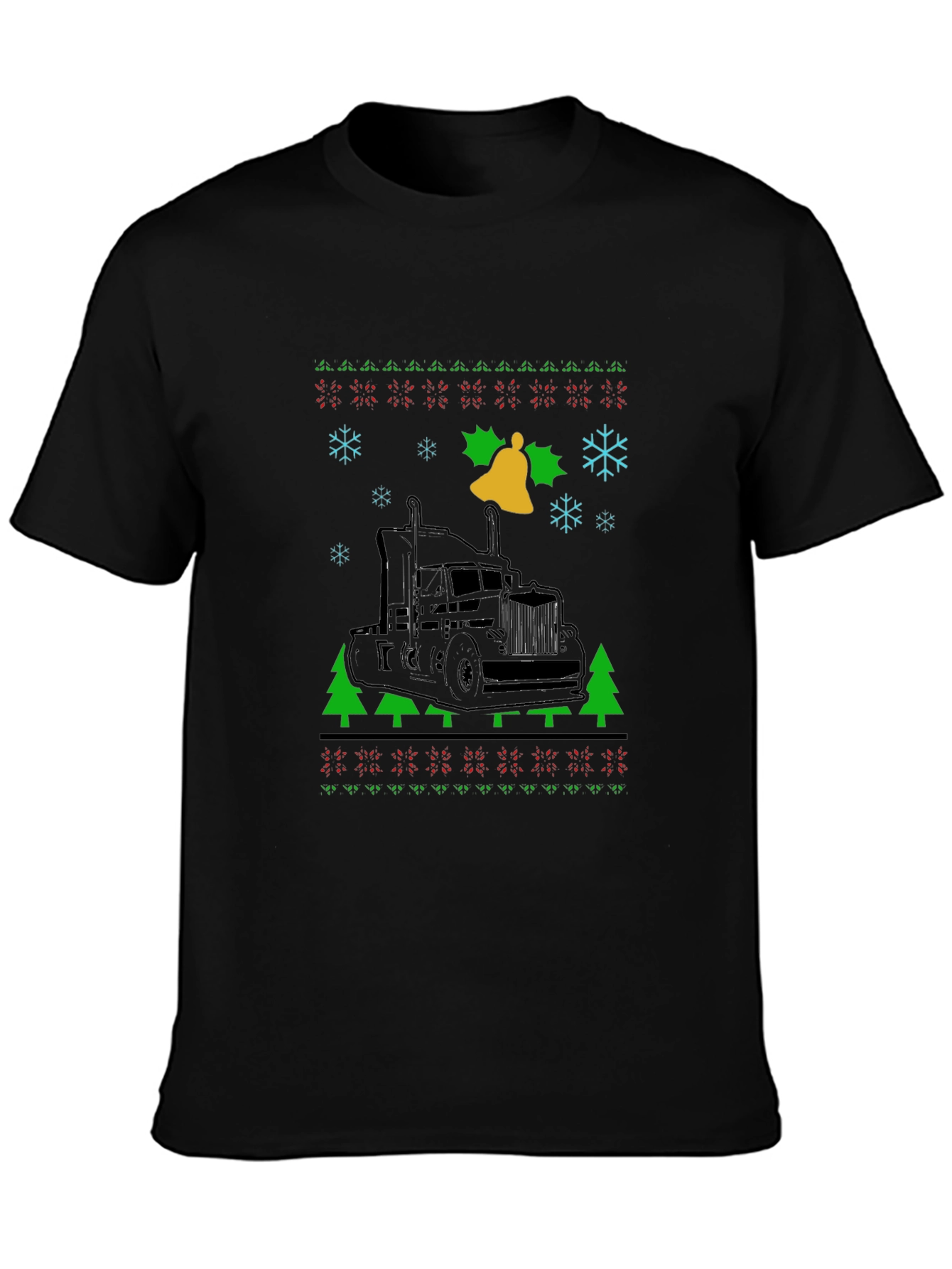 Truck Christmas Sweater T-Shirt