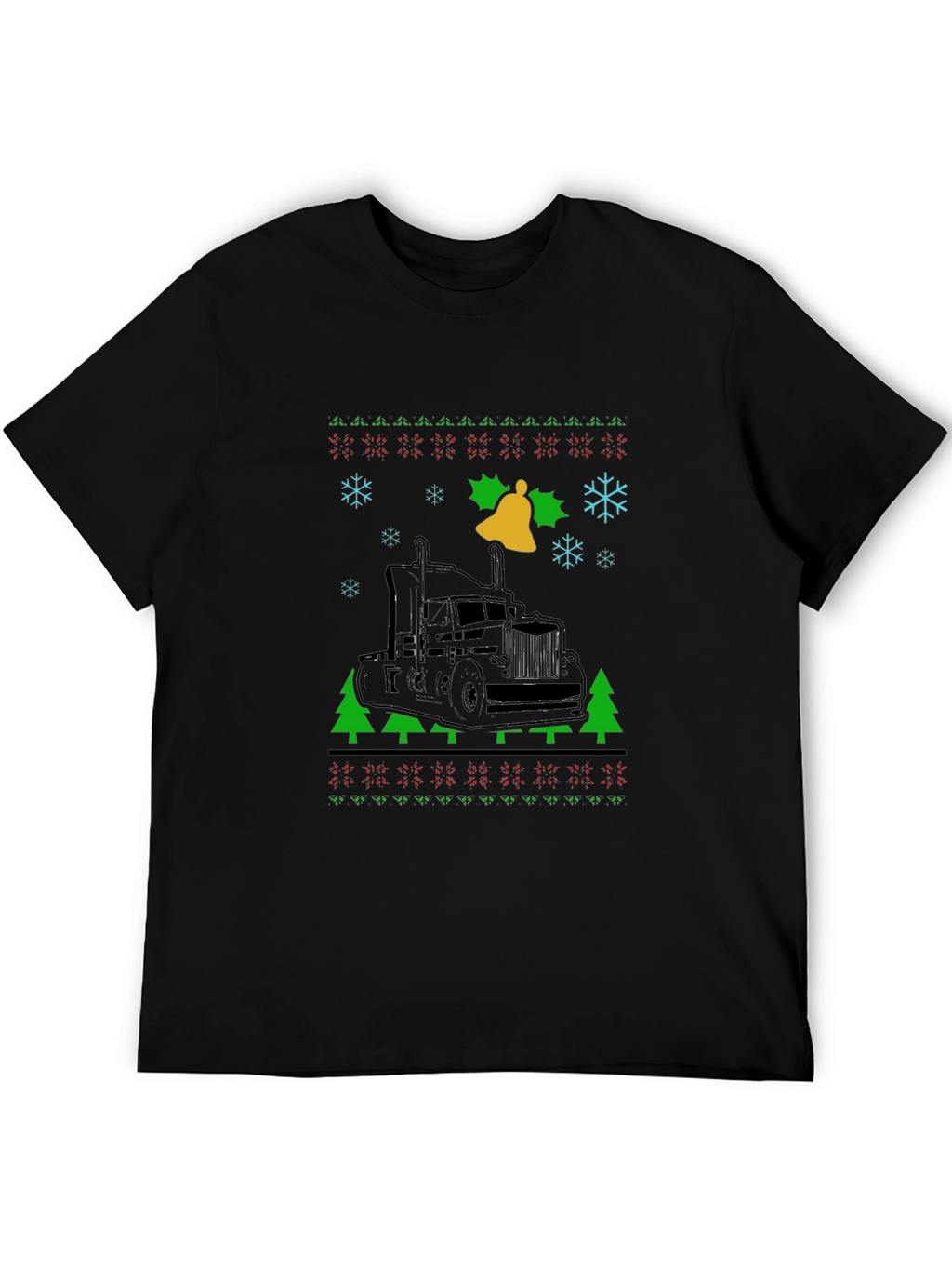 Truck Christmas Sweater T-Shirt