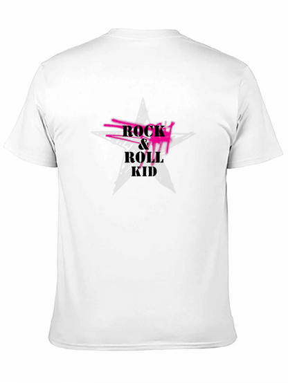 Rock & Roll Kid Black Graphic Tee