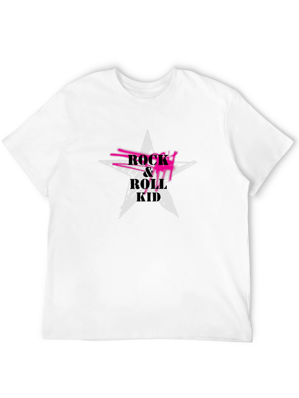 Rock & Roll Kid Black Graphic Tee