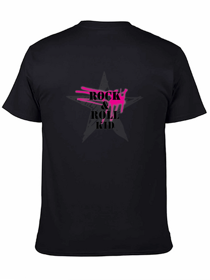 Rock & Roll Kid Black Graphic Tee