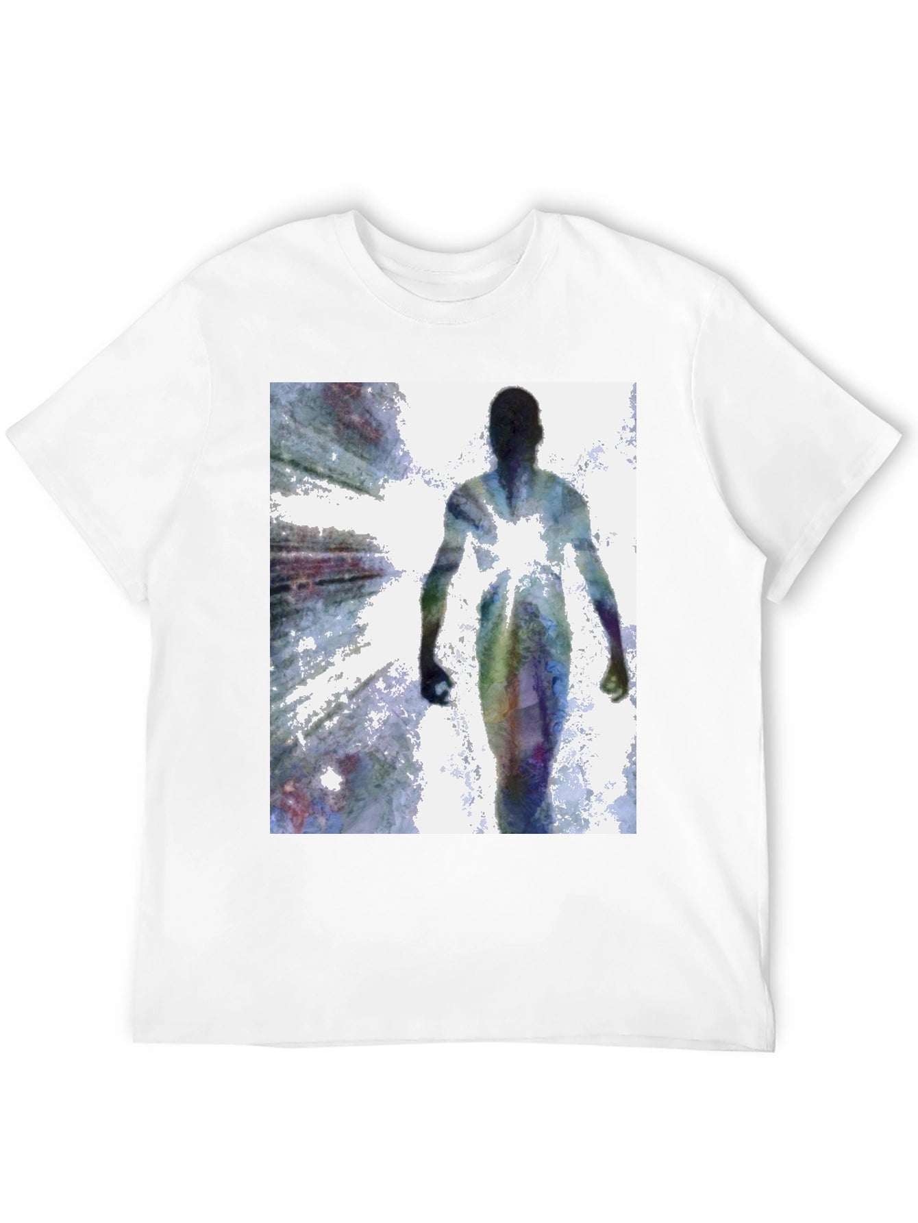 Abstract Figure Black T-Shirt