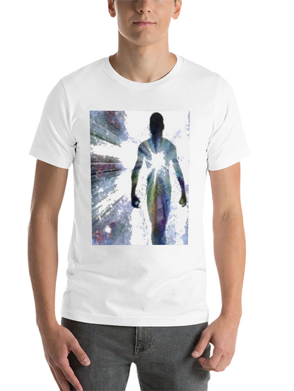 Abstract Figure Black T-Shirt