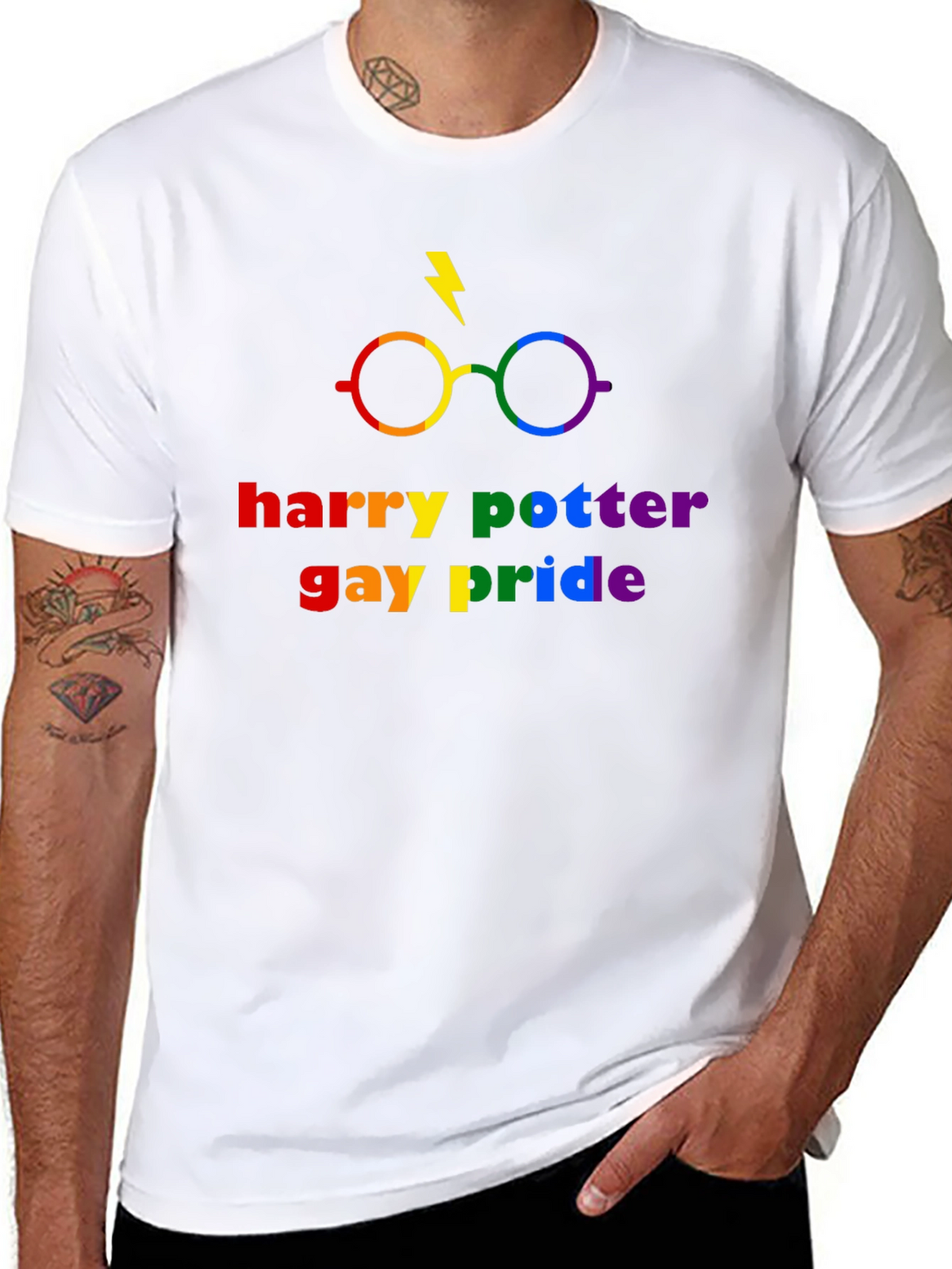 Harry Potter Gay Pride Rainbow T-Shirt