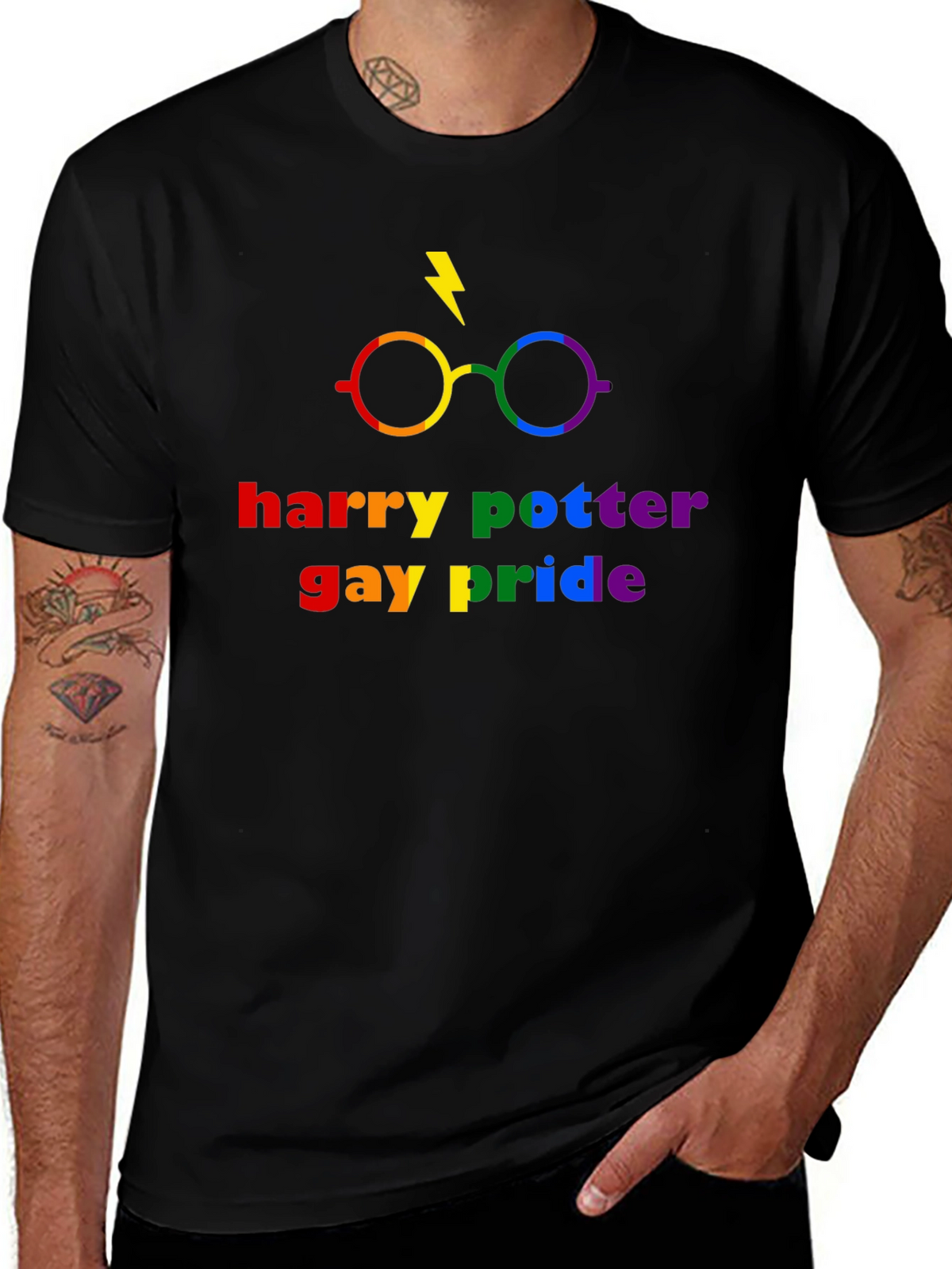 Harry Potter Gay Pride Rainbow T-Shirt