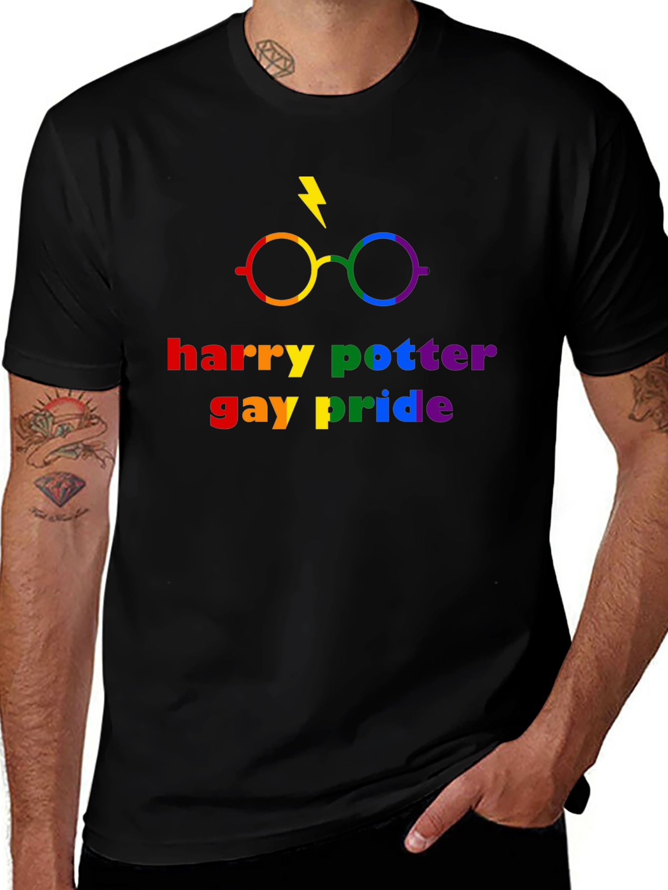 Harry Potter Gay Pride Rainbow T-Shirt